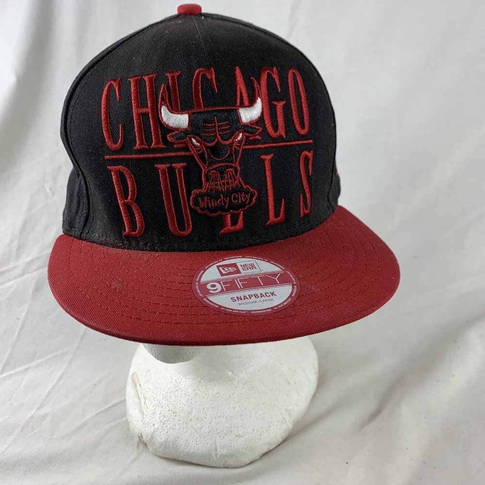 Chicago‎ Bulls New Era Hat Windy City 9 Fifty Hardwood Classics Snapback cap *